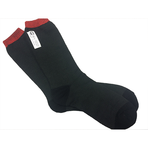 Simpson Racing CarbonX Underwear Fire Retardant Socks, Black, SFI 3.3, One Size Fits All, Pair