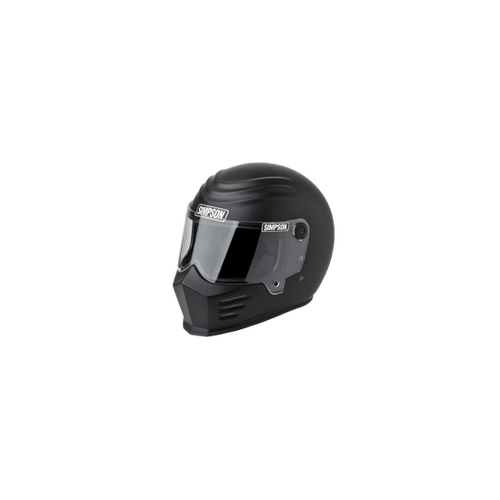 Simpson Racing Outlaw Bandit Motorcycle Helmet, Large - Matte Black