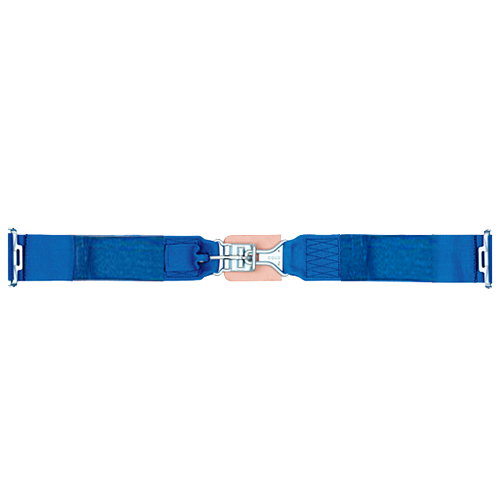 Simpson Latch & Link Lap Belts Harness, Lap Belt, Latch, Clip-In, Floor Mount, Blue, Each