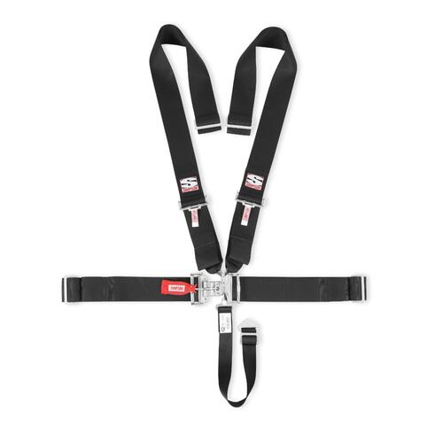 Simpson Racing Safety Harness, Sport Fx Belt, Black