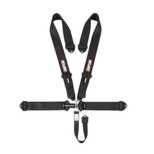 Simpson Racing Safety Harness, Latch FX2 Belt, Black