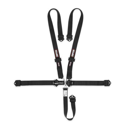 Simpson Racing Safety Harness, Latch FX2 Belt, Black