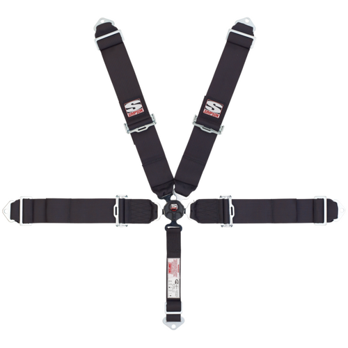 Simpson Racing Sport Camlock, 5 Point, Black