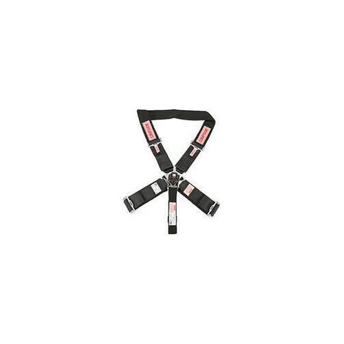 Simpson Rotary Camlock Driver Restraint Systems 29116KTHarness, Complete, Rotary Camlock, Individual-Type, Wraparound, Roll Bar Mount, Black