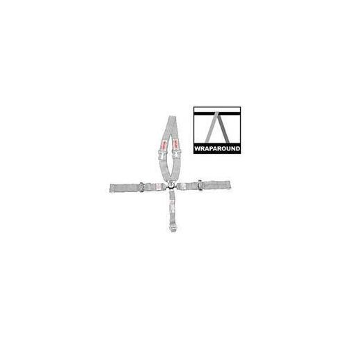 Simpson Drag Camlock Harness, U-Type Shoulder, Wrap Around, Roll Bar Mount, Platinum, Each
