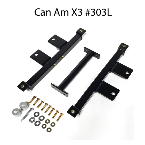 Simpson UTV Seat Mount CanAm X3, 1" Lower Front or Rear Mount Kit