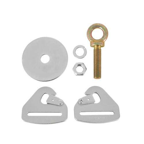 Simpson Racing Safety Harness, Seatbelt Mounting Hardware, For Clip in Applications
