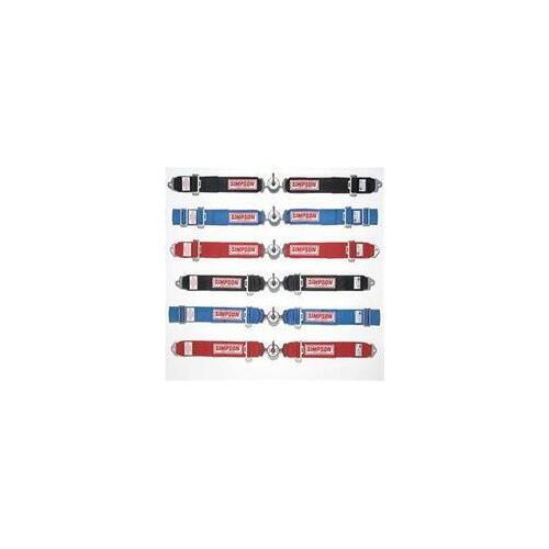 Simpson Camlock Lap Belts 32000BL
Harness, Lap Belt, Camlock, Clip-In, Floor Mount, Blue, Each