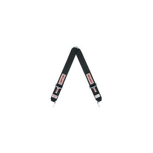 Simpson Camlock Shoulder Harnesses 33004R Harness, Shoulder Belts, Camlock, Individual-Type, Bolt, Clip-In, Wraparound, Floor/Roll Bar Mount, Red, Eac