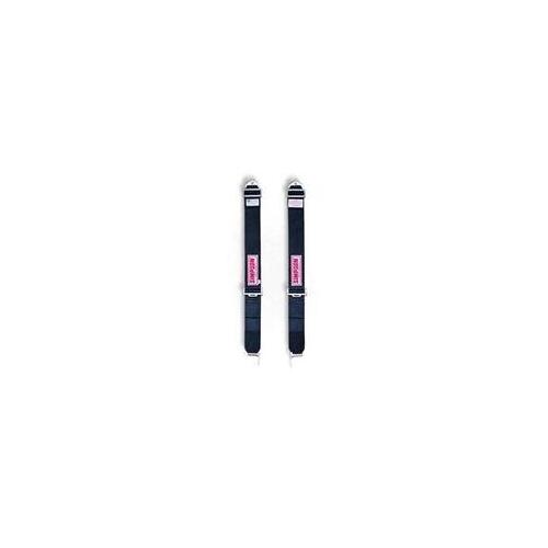 Simpson Shoulder Harnesses 33009BKHarness, Shoulder Belts, Camlock, Individual Type, Clip-In, Floor Mount, Black, Each