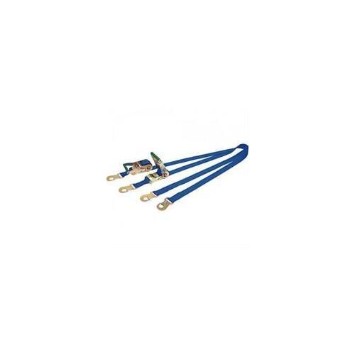 Simpson Ratchet Tie-Downs, Ratcheting 2" Wide 8` Long, Pair, Red