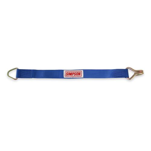 Simpson Racing Tow Strap, Junkyard Dog Axle Strap, Black