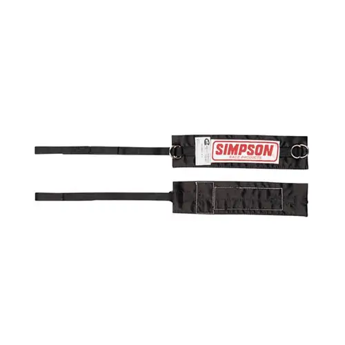 Simpson Arm Restraints 36000BK Arm Restraints, Drag Race, Black, Pair