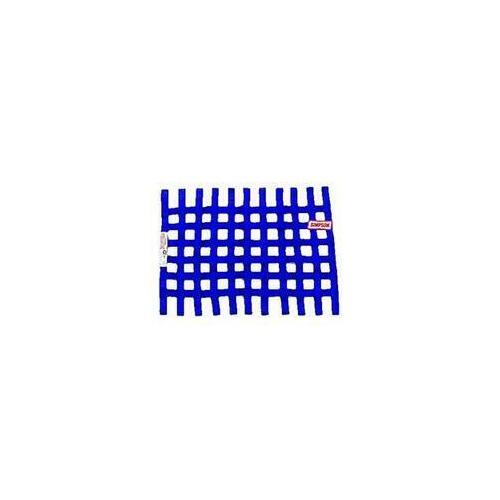 Simpson Racing Standard Stock Car Window Nets, Blue, Nylon, Ribbon, Rectangle, 24 in. x 18 in, Each