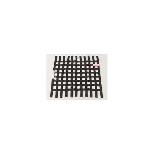Simpson Racing Standard Stock Car Window Nets, Black, Nylon, Ribbon, Square, 24 in. x 24 in, Each