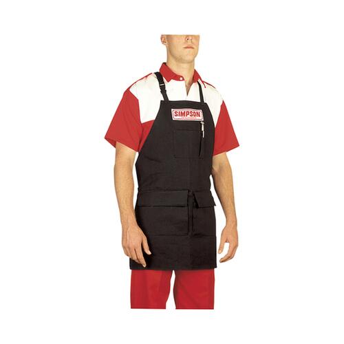 Simpson Racing Fender Apron, Mechanic Apron, Mechanic's Apron, One Size Fits Most, Black, Each