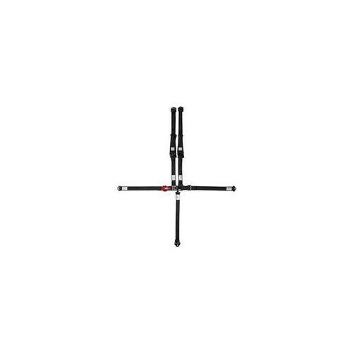 Simpson D3 Off-Road Restraint Systems 3B22PIKX Racing Harness, D3 Off-Road Restraint System, 5-point, Latch, Pull Down, Polyester, Black, Shoulder Pad