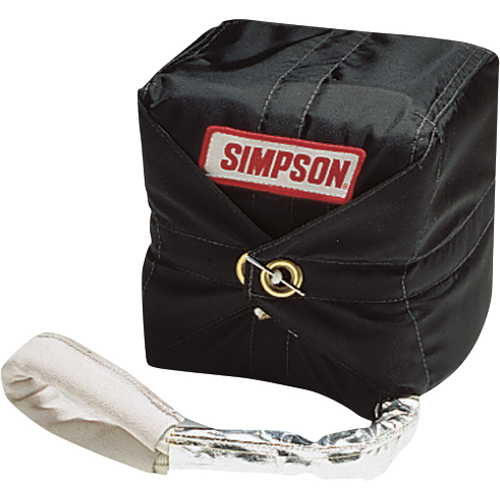 Simpson Skyjacker Drag Chute, with Pilot Chute, Pack, 10 ft, Black, Each