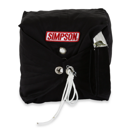 Simpson Racing Air Boss 10' Parachute Incl. Pilot, Black, Compatible with Air Box 10-Foot Parachute