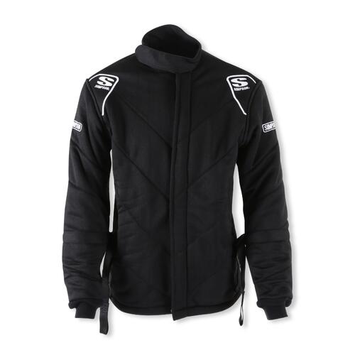 Simpson Racing Drag 5G SFI 15 Jacket with Arm Restraints Black Small