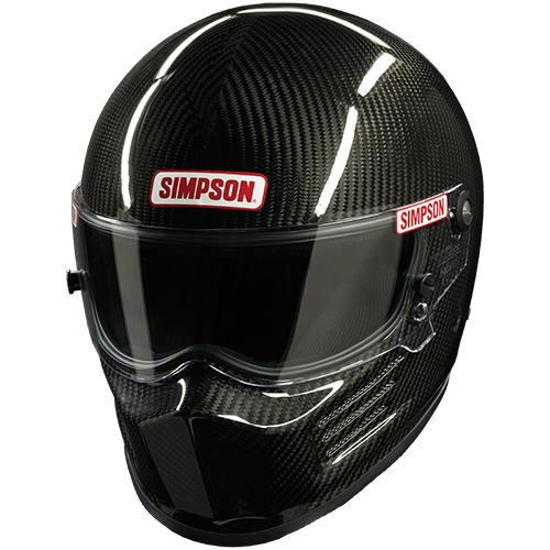 Simpson Carbon Bandit Series Helmet, Full Face, Carbon Fiber, Snell SA2020, X-Small, Each