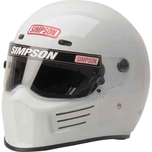 Simpson SA2020 Super Bandit Racing Helmet, X-Small - White