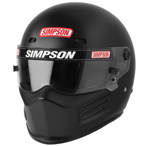 Simpson SA2020 Super Bandit Racing Helmet, X-Small - Black