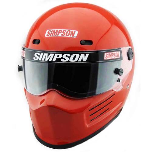 Simpson SA2020 Super Bandit Racing Helmet, X-Small - Red