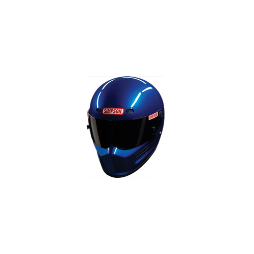 Simpson SA2015 SUPER BANDIT RACING HELMET Small - Blue