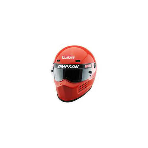 Simpson SA2020 Super Bandit Racing Helmet, Medium - Red