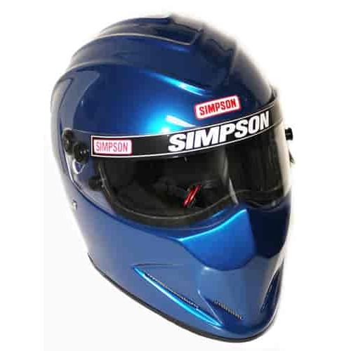 Simpson Racing SA2020 Diamondback Racing Helmet, 7.5 - Blue