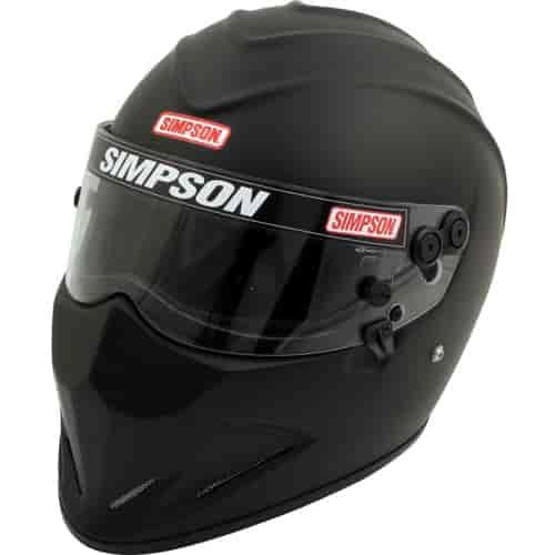 Simpson Racing SA2020 Diamondback Racing Helmet, 7.5 - Matte Black