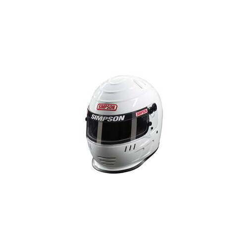 Simpson Racing SA2020 Speedway Shark Racing Helmet, 7.5 Red