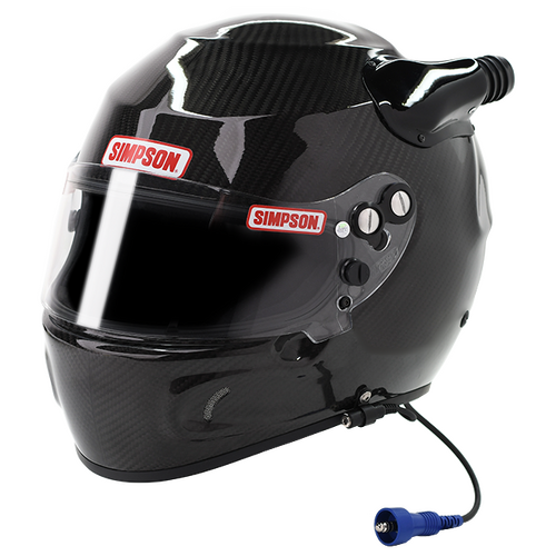 Simpson Desert Devil Off-Road Helmet, Full Face, Gloss Carbon Fiber, Snell SA2020, Small, Each