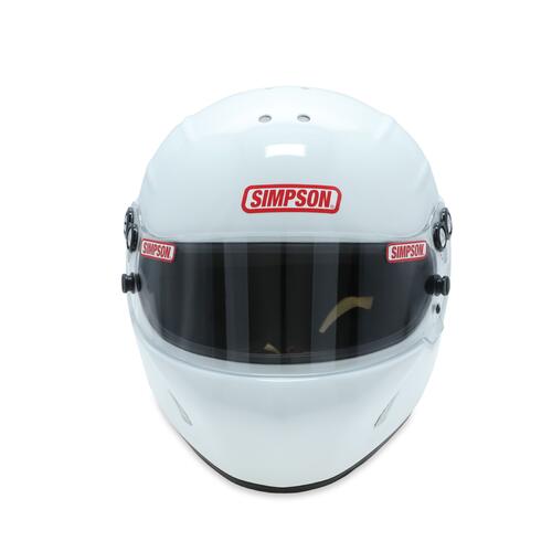 Simpson Racing SA2020 Devil Ray 3.0 Racing Helmet, White, X-Small, Each