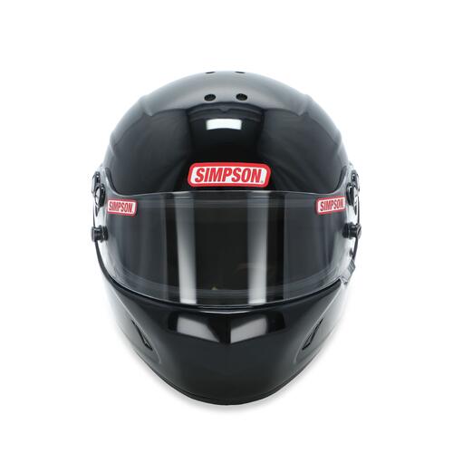Simpson Racing 7870001 SA2020 Devil Ray 3.0 Racing Helmet, White, X-Small, Black, Each