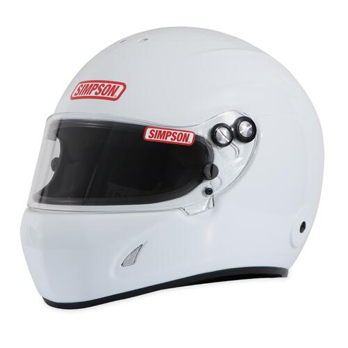 Simpson Racing Helmet, Devil Ray 3.0 2020 Medium White, Snell SA2020, Each