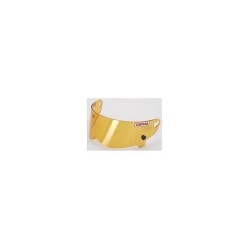 Simpson Simpson Replacement Helmet Shields 89403A Helmet Shield, Super Bandit Helmet Series, Amber, Anti-Fog, Each