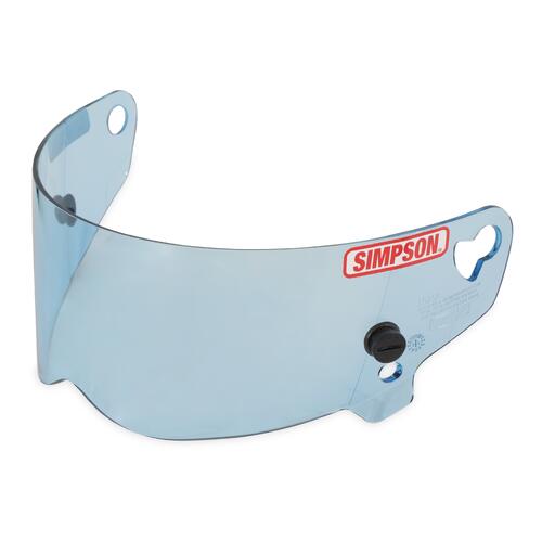 Simpson Racing Helmet Shield, Helmet Replacement Shields, Hi-Definition Blue, Bandit, Super Bandit,