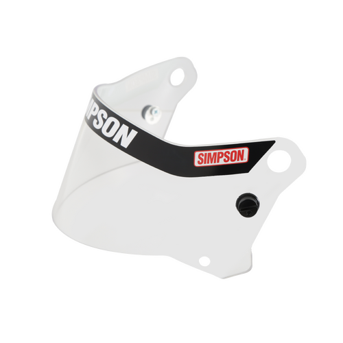 Simpson Racing SD1 Helmet Replacement Shield Antifog/Anti Scratch, Clear, SD1 Visor, Antiscratch