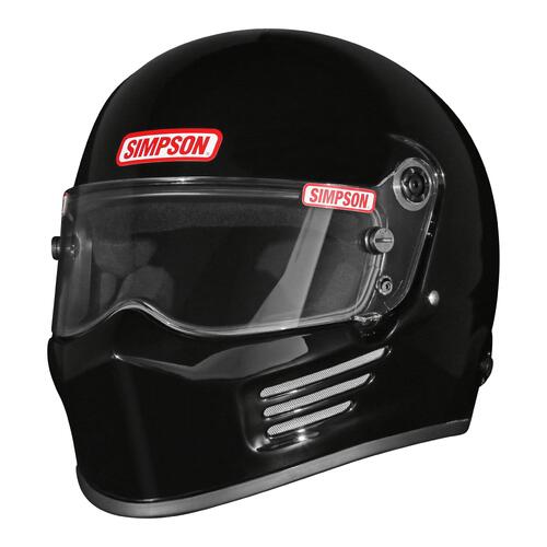 Simpson Racing Bandit Helmet SA2025, Medium, Black, Each