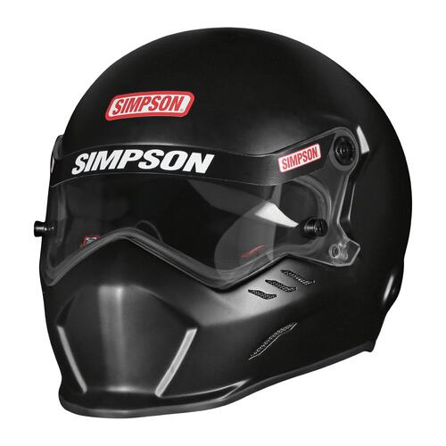 Simpson Racing Kingsnake Helmet SA2025, Small, Matte Black, Each