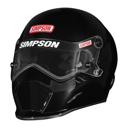 Simpson Racing Kingsnake Helmet SA2025, Medium, Black, Each
