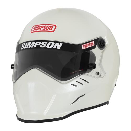 Simpson Racing Kingsnake Helmet SA2025, X-Large, Pearl White, Each