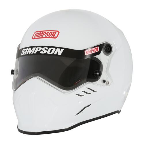 Simpson Racing Kingsnake Helmet SA2025, 2X-Large, White, Each