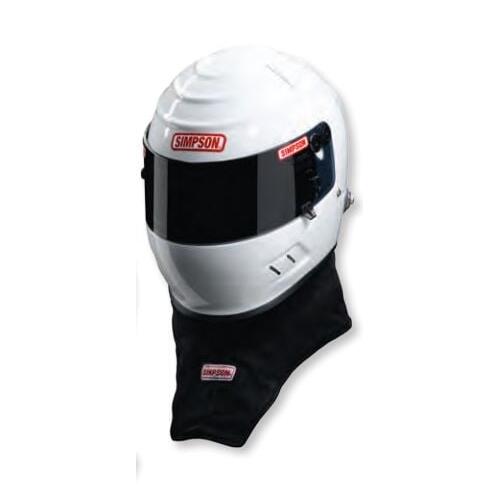 Simpson Racing Install CarbonX SFI 3.3/5 Contoured Helmet Skirt, Black, SFI 3.3/5, Each