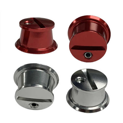 Simpson Racing Helmet Visor Tear-Off Post, Locking Tearoff Posts, Silver