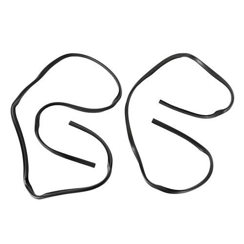 Simpson Racing Rubber Kit, Lower Helmet Shell Trim, Black