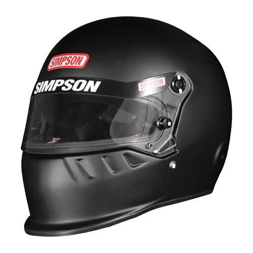 Simpson Racing VUDO Helmet SA2025, X-Small, Matte Black, Each