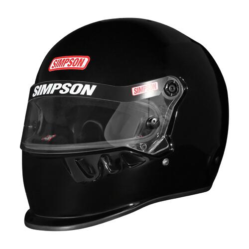 Simpson Racing VUDO Helmet SA2025, X-Large, Black, Each